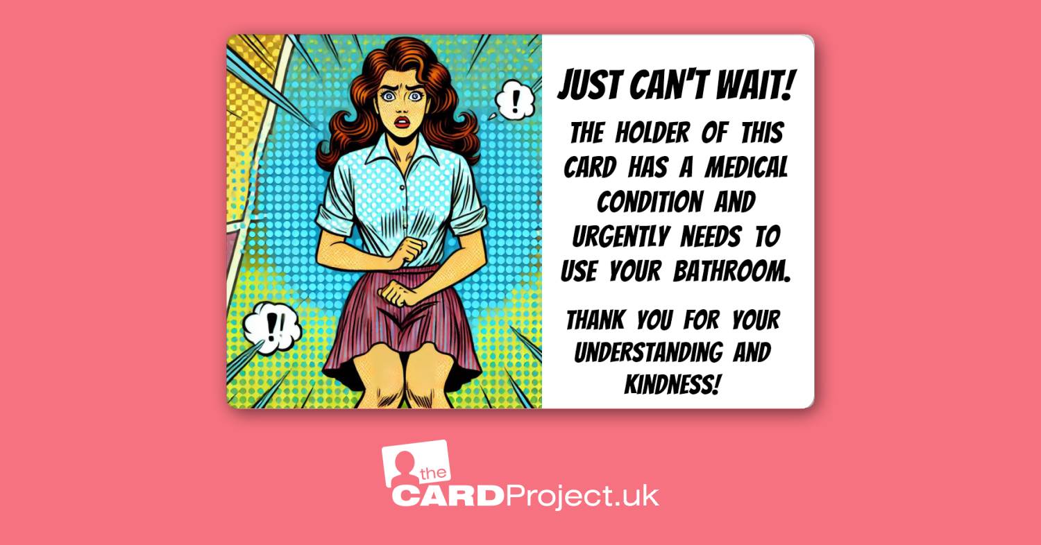 Just Can't Wait, Emergency Toilet Access Card, Design 5